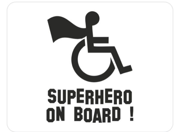 Sticker Super Héros pour voiture