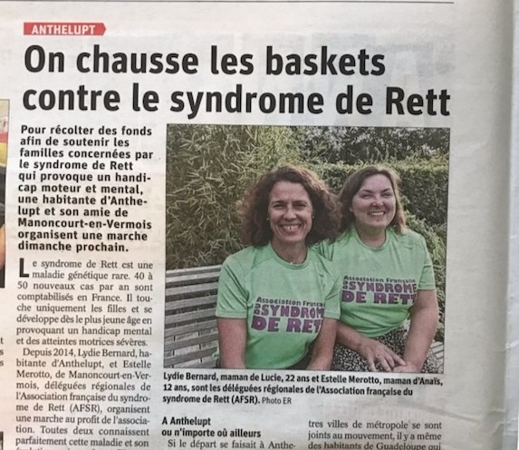 2021-09-13 On chausse les baskets contre le syndrome de Rett