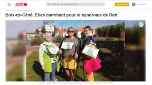 Bois-de-Céné : Elles marchent pour le syndrome de Rett